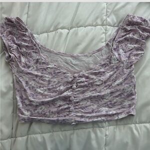 Floral Purple Women's Top